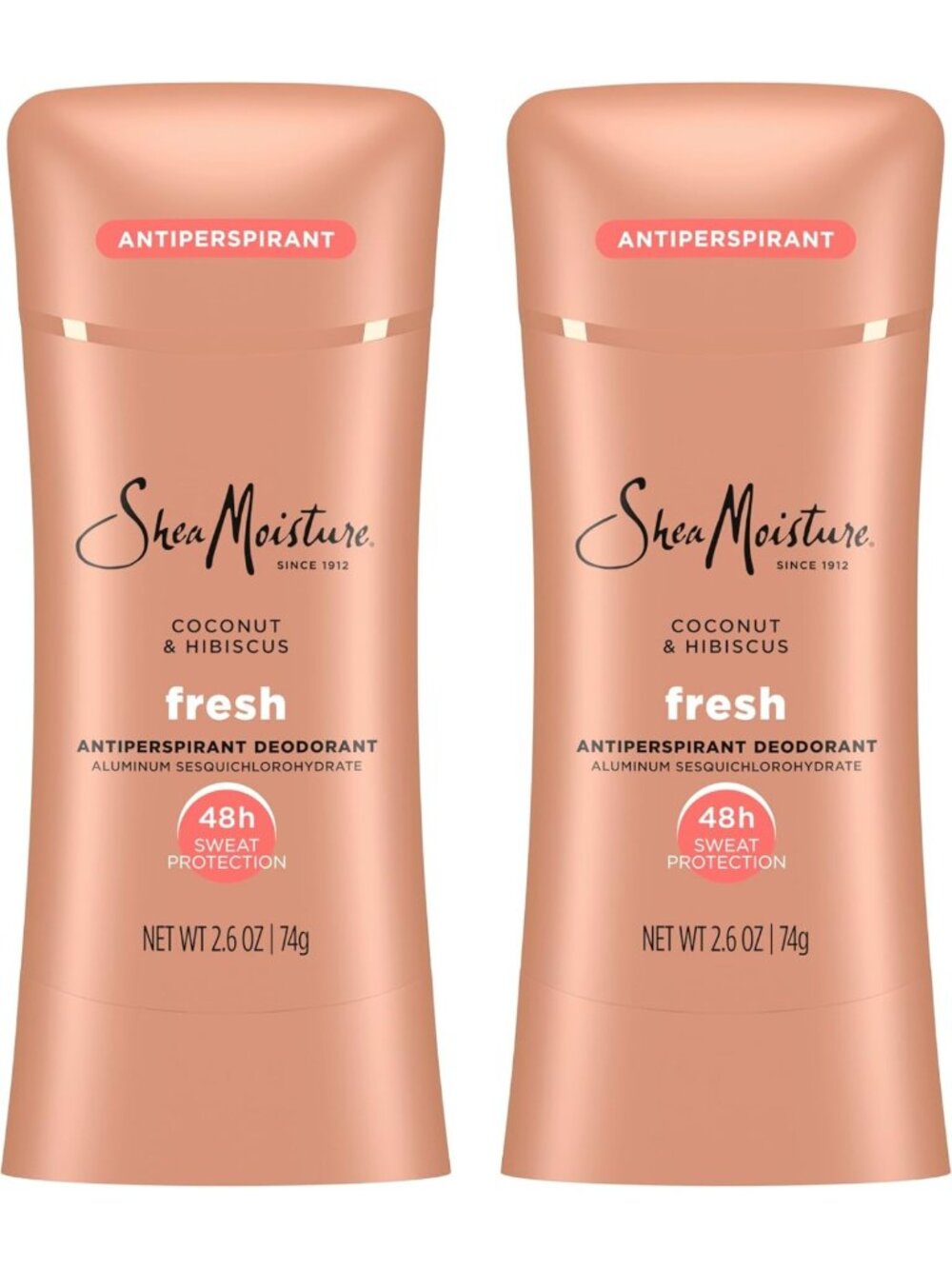 Coconut & Hibiscus AP Stick Duo - Moisturizing, Nourishing, Travel-Friendly 2.6